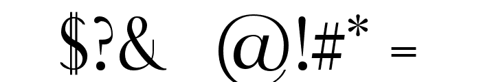 Abiah-Regular Font OTHER CHARS