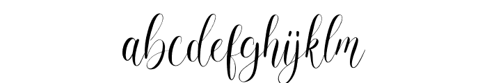 Abiallyne Font LOWERCASE