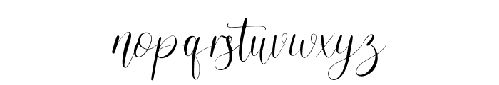 Abiallyne Font LOWERCASE