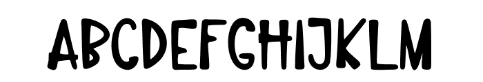 Abidhin Font UPPERCASE