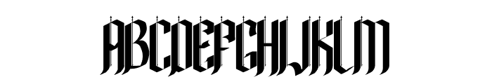 AbigaiL 1980s Font UPPERCASE