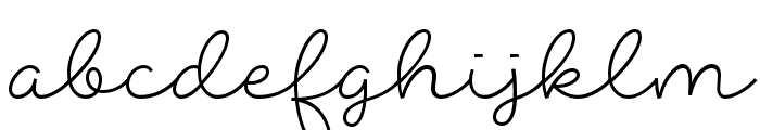 Abigail Script Regular Font LOWERCASE