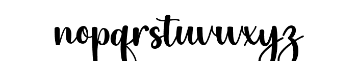 AbigailScript-Regular Font LOWERCASE