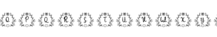 AbigailValentineMonogram Font UPPERCASE