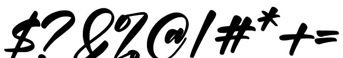 Abigaila Italic Font OTHER CHARS