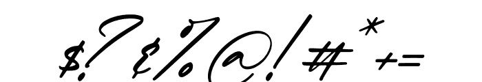 Abigaila Signature Italic Font OTHER CHARS