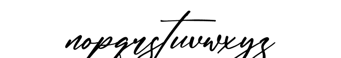 Abigaila Signature Italic Font LOWERCASE