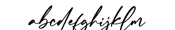 Abigaila Signature Font LOWERCASE