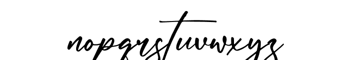 Abigaila Signature Font LOWERCASE