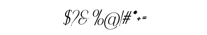 AbiganItalic-Italic Font OTHER CHARS