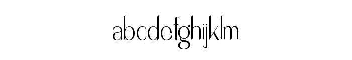 Abigan Font LOWERCASE