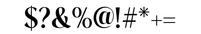 Abigeta Display Regular Font OTHER CHARS