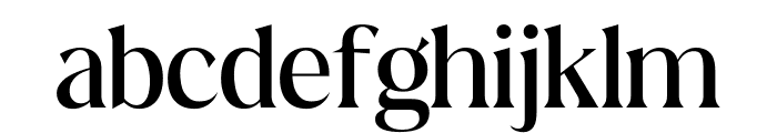 Abigeta Display Regular Font LOWERCASE