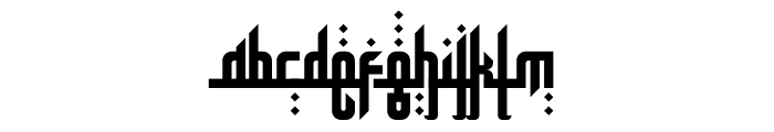 Abighoil Font LOWERCASE