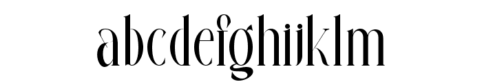 Abika Thin Font LOWERCASE