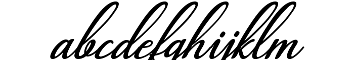 Abilya Italic Font LOWERCASE