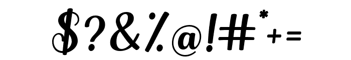 AbiyahItalic-Italic Font OTHER CHARS