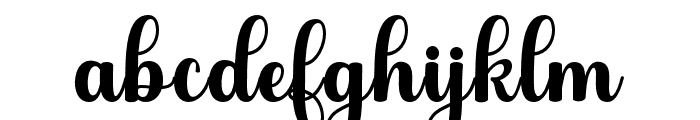 Abiyah Font LOWERCASE