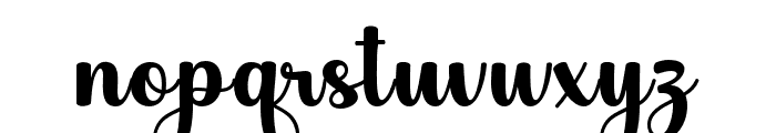 Abiyah Font LOWERCASE