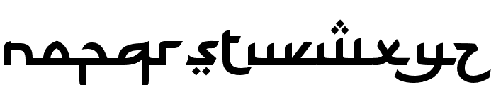 Abizhar-Regular Font LOWERCASE