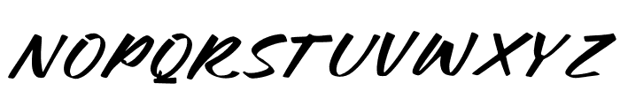 Abnormal Italic Font LOWERCASE