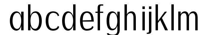 Aboric regular Font LOWERCASE