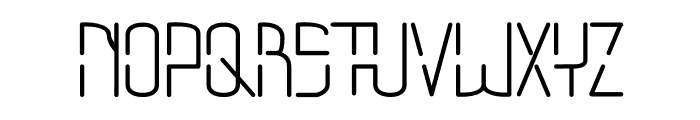 Abotyh Font UPPERCASE