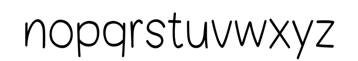 AboutJuly Font LOWERCASE