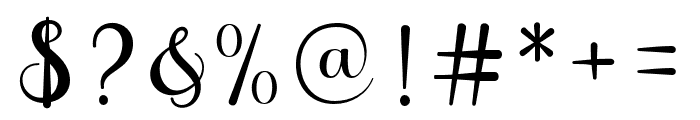 Abrista-Regular Font OTHER CHARS