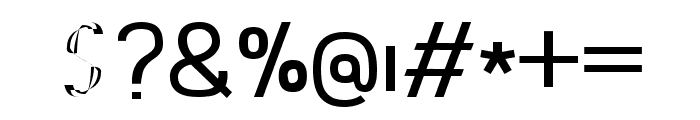 Abro Sans Regular Font OTHER CHARS