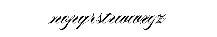 Absolute Bernaby Regular Font LOWERCASE
