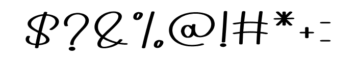 Absolute Smoothie Font OTHER CHARS