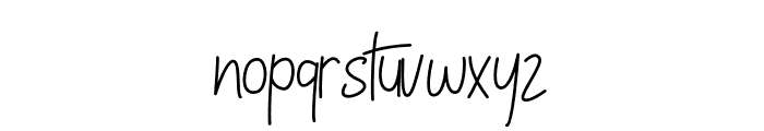 Absolution Font LOWERCASE