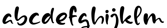 Abstaine Cartoon Font LOWERCASE