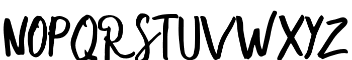 Abustha Font UPPERCASE