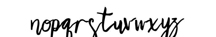 Abustha Font LOWERCASE