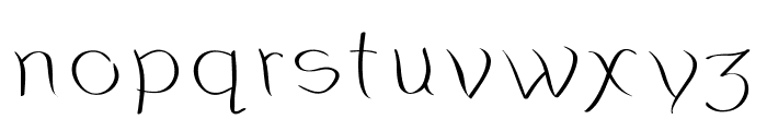 Abydossian Font LOWERCASE