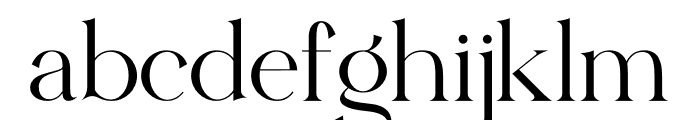 Abygaer Font LOWERCASE