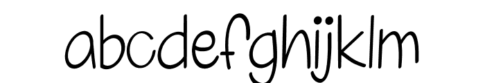 Acacia Regular Font LOWERCASE