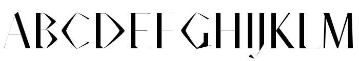 Acacio-Regular Font UPPERCASE