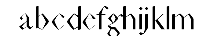 Acacio-Regular Font LOWERCASE