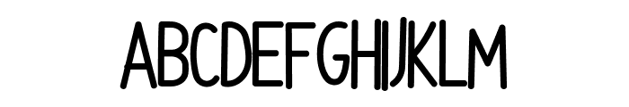 Accessible Font UPPERCASE