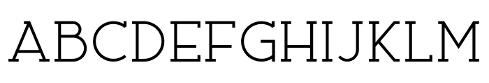 Ace Serif Light Font LOWERCASE