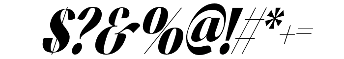 Acedian Italic Font OTHER CHARS