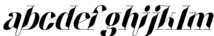 Acedian Italic Font LOWERCASE