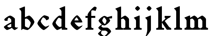Achazia-Bold Font LOWERCASE