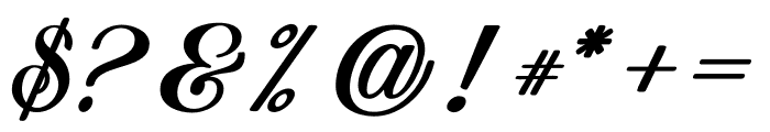 Achelan Script Font OTHER CHARS