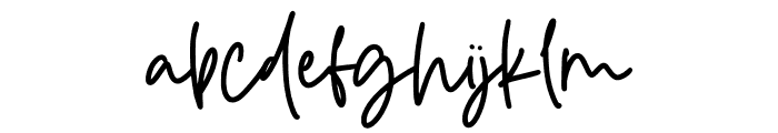 Achelliya Font LOWERCASE