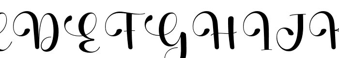 Achika-Regular Font UPPERCASE