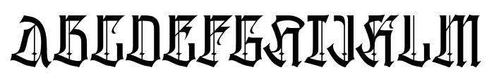 Achitius Font UPPERCASE